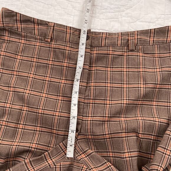 Chadwick’s Brown Plaid Wide Leg Pants size 8P - Picture 7 of 8
